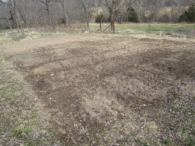 One of the most level spots in our yard, we hope to grow pumpkins, corn and melons here once the ground warms a little more.